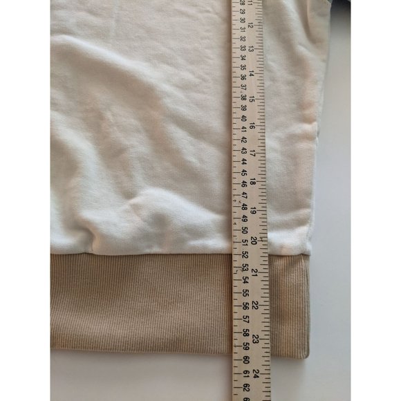 NWT Puma Downtown Crew Neck Sweatshirt XS Ivory Glow/Peach Parfait - Picture 12 of 13